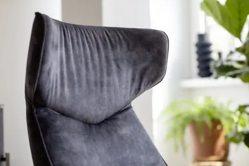 Relaxsessel Helge - Stoff, Dunkelgrau