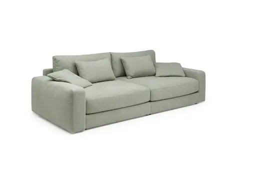 Big Sofa JOVIN - Stoff, Lindgrün