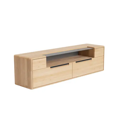 Lowboard Calpe - Eiche massiv, legno geölt