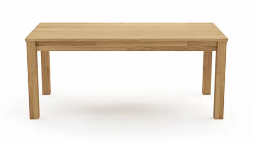 Esstisch Dinner - verlängerbar, LB ca. 180x90 cm, Wildeiche massiv