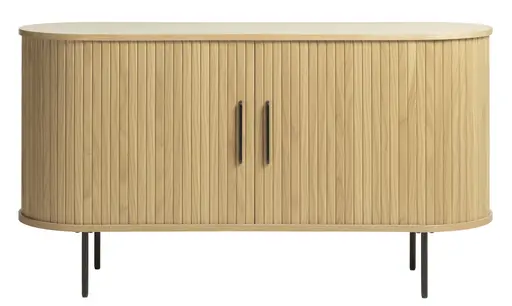 Sideboard - B ca. 140 cm, Eiche Furnier, Natur