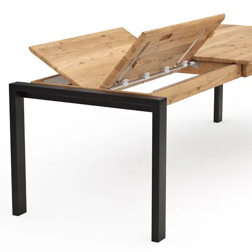 Esstisch Farmingdale - ausziehbar, LB ca. 160x90 cm, Eiche massiv, natur geölt