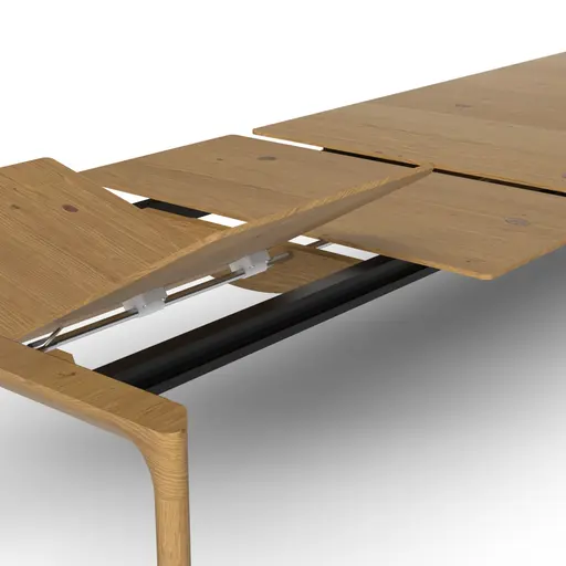 Esstisch 3400 - ausziehbar, LB ca. 220x100cm, Asteiche massiv