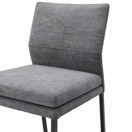 Tresenhocker Carry - Stoff, Grau