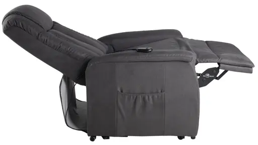 TV-Sessel - Aufstehhilfe, Relaxfunktion, Microfaser, Anthrazit 