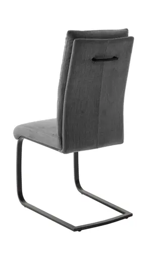 Freischwinger - Stoff, Anthrazit