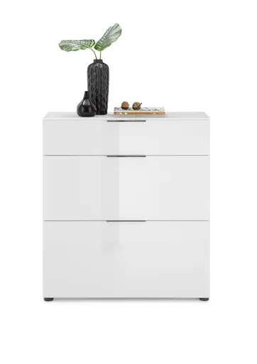 Schuhschrank - B ca. 90 cm, Weiß