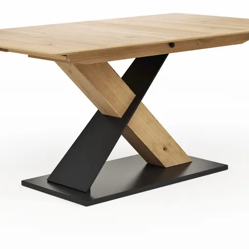 Esstisch Dinner - verlängerbar, LB ca. 140x90cm, Eiche furnier