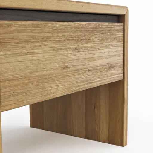 Nachttisch Baltimore - Wildeiche massiv