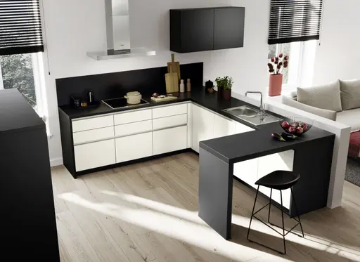 U-Küche 51.210 CO 2 524, weiß