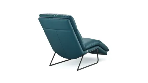 Liege Ferdinand - inkl. Relaxfunktion, Leder, Türkis