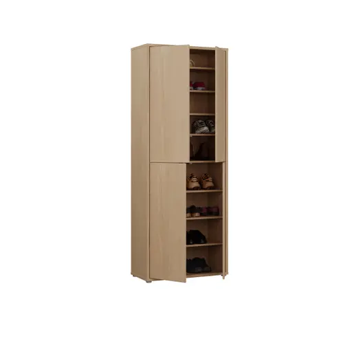 Schuhschrank FAID- B ca. 75 cm,  Sandeiche Dekor