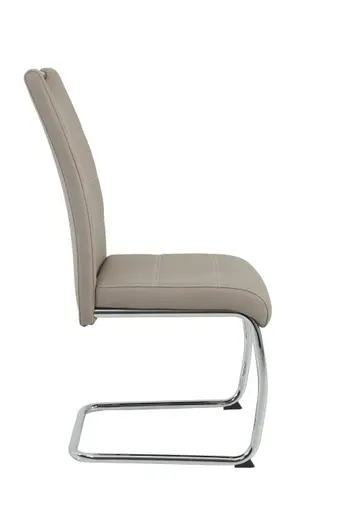 Freischwinger - Kunstleder, Cappuccino