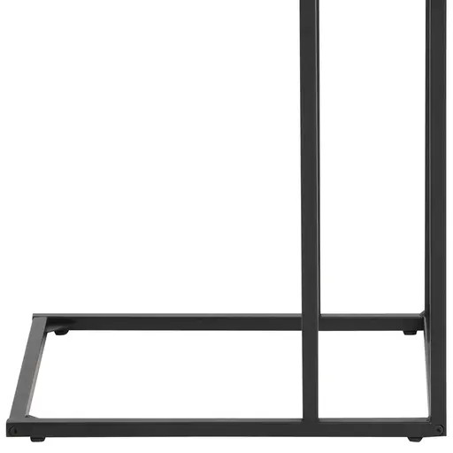 Lap-Top-Tisch - LB ca. 43x35 cm, Wildeiche Nachbildung, Schwarz