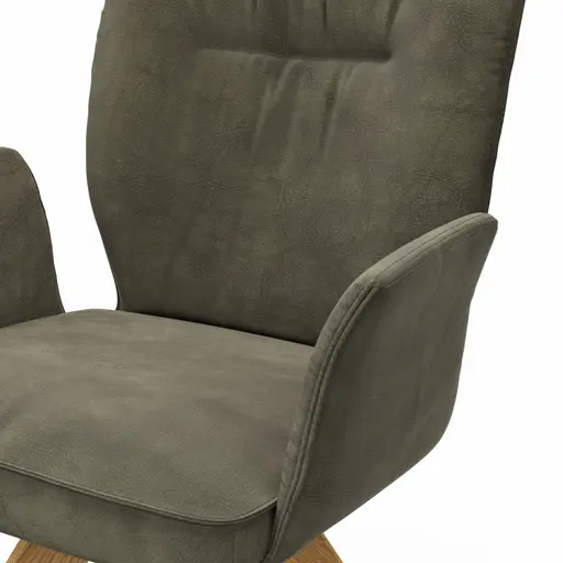 Armlehnstuhl Westmore - Stoff, Dunkelgrün