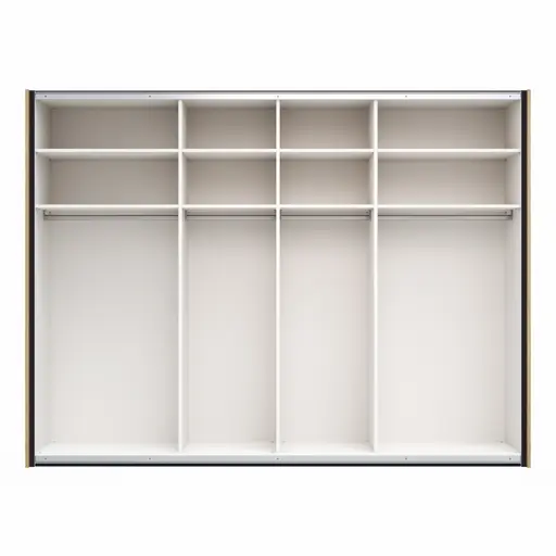 Schwebetürenschrank Viana - BHT ca. 300x230x68 cm, Anthrazit