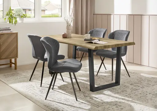 Esstisch - LB ca. 180x90 cm, Akazie Dekor