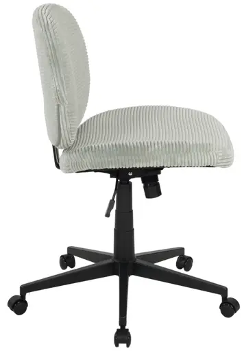 Drehstuhl - höhenverstellbar, Cord, Mint