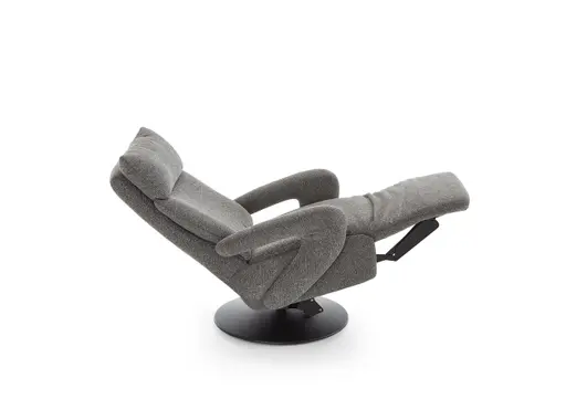 Sessel - Größe XS, Relaxfunktion, Stoff, Grau