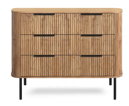 Kommode - B ca. 103 cm, Akazie massiv