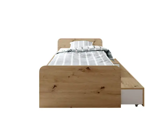 Kojenbett - Liegefläche ca. 90x200 cm, Artisan Eiche Nachbildung