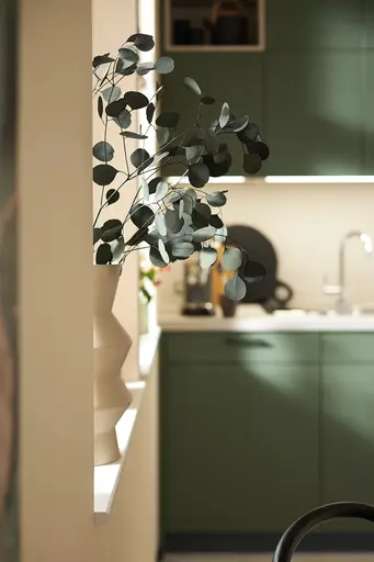 Küchenzeile 51.220 10 525, Eukalyptusgrün matt AFP