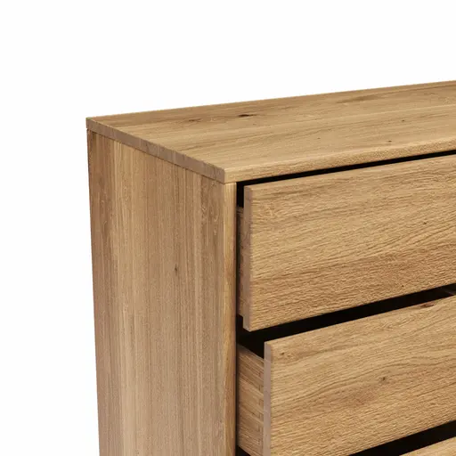 Kommode Williston - Wildeiche geölt, Front sandgestrahlt