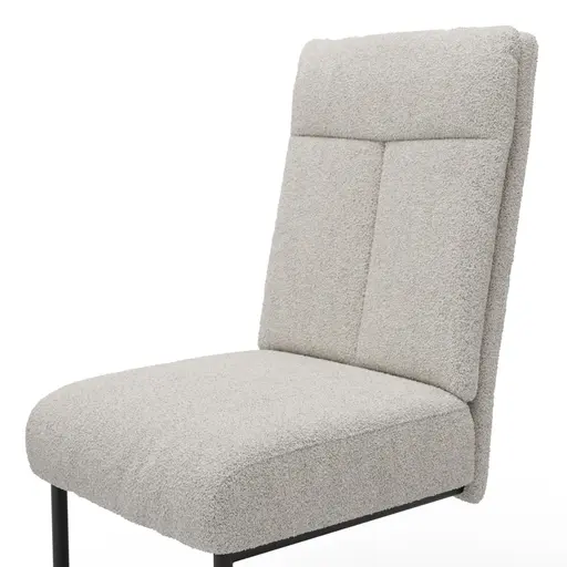 Freischwinger Ravina - Stoff, Creme