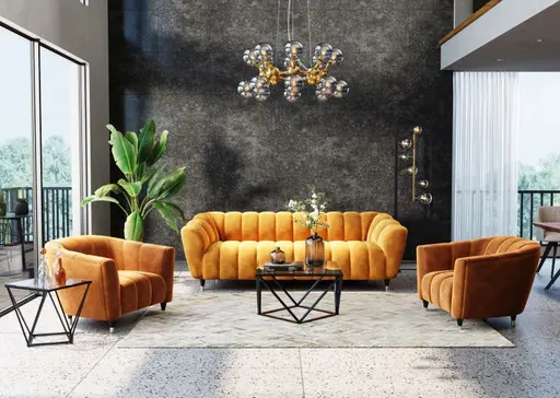 Couchtisch - BHT ca. 80x45x80 cm, Stahl, Schwarz, Glas, Klar
