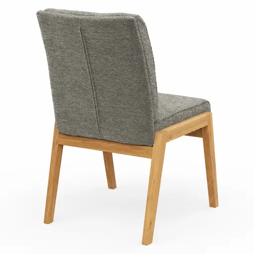 Stuhl Flore 2 - Stoff, Steingrau