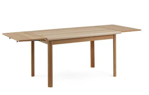 Esstisch - ausziehbar, LB ca. 122x82 cm, Kernbuche teilmassiv