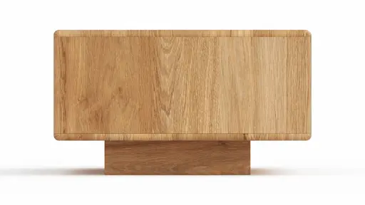 Couchtisch Hillsboro - LBH ca. 110x70x39,4 cm, Wildeiche natur, geölt