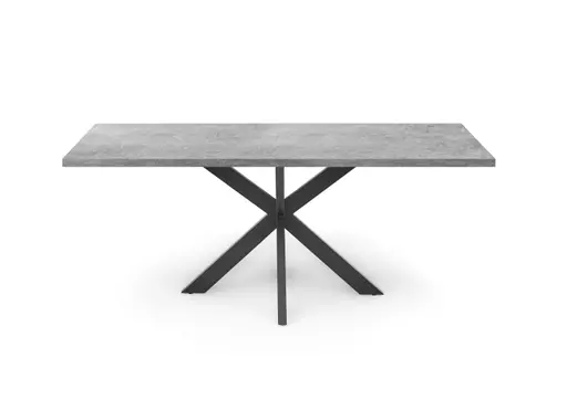 Esstisch - LB ca. 180x90 cm, Graphit, Schwarz