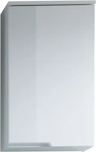 Hängeschrank- B ca. 40 cm, Weiß, Weiß Hochglanz