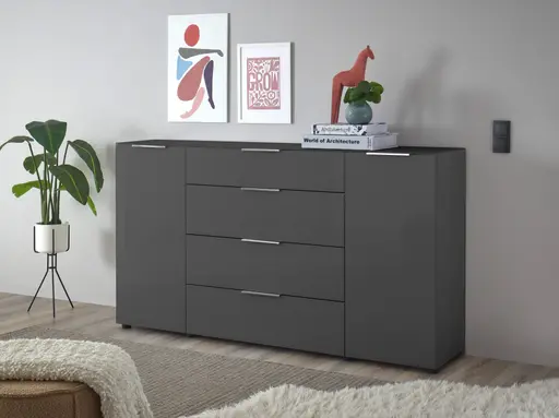 Sideboard- B ca. 180 cm, Anthrazit
