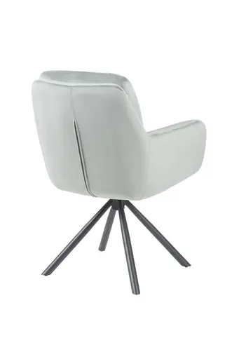 Armlehnstuhl - drehbar, Samtvelour, Mint