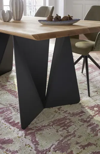 Esstisch Cinque Passi - LB ca. 240x95 cm, Asteiche massiv natur