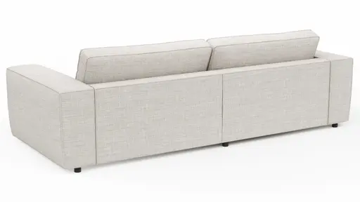 Sofa Lilaia - 1,5-Sitzer XL Tief mit 1,5-Sitzer XL, Stoff, Kaschmir