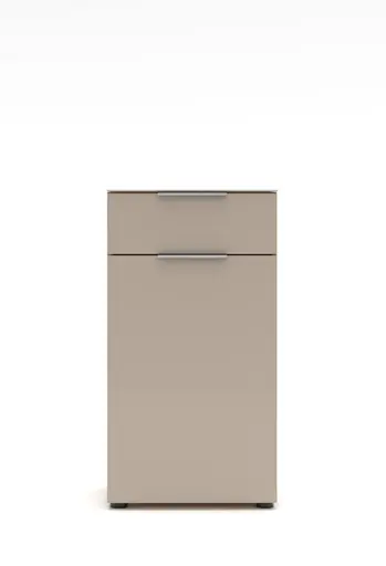 Schuhschrank - B ca. 53 cm, Riva Eiche Nachbildung, Kaschmir