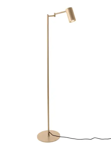 Stehleuchte - BH ca. 28x154 cm, Beige