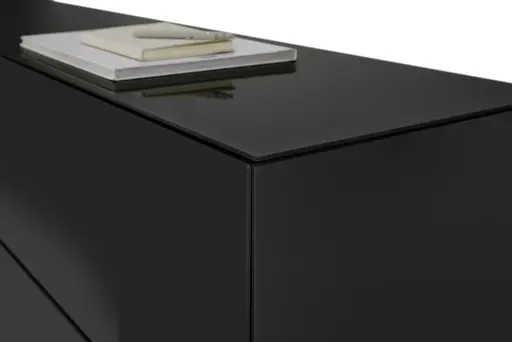 Lowboard - B ca. 181 cm, Schwarz