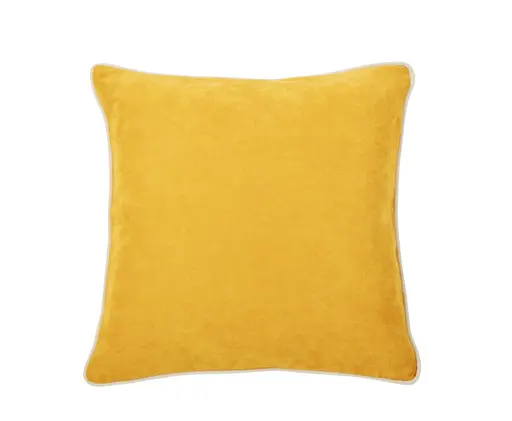 Kissenhülle mit Keder - BL ca. 45x45, Gelb