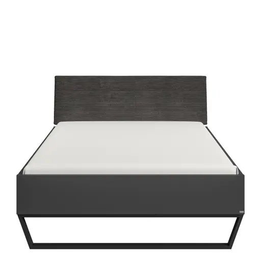 Liegenbett - Liegefläche ca. 140 x 200 cm, Graphit