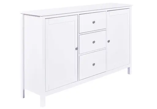 Kommode - B ca. 160 cm, Weiß