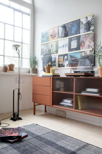 Sideboard Edge - Lack matt, Ant red