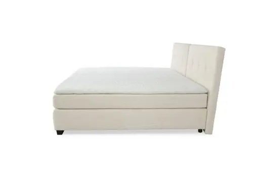 Boxspringbett JILA- Ligefläche ca. 240x200 cm, Stoff, Beige