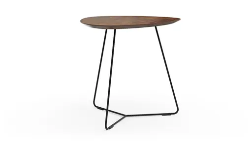 Ecktisch Fano - LBH ca. 59x50x50 cm, HPL Bronzefarben