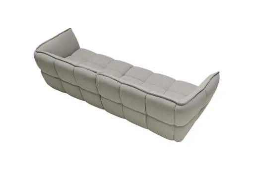 Sofa Hedda - 4-Sitzer, Stoff, Graubeige