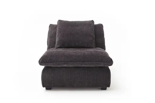 Sessel Ulf - Cord,  Anthrazit