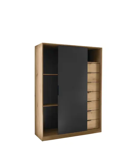 Kommode- Eiche Dekor, Graphit